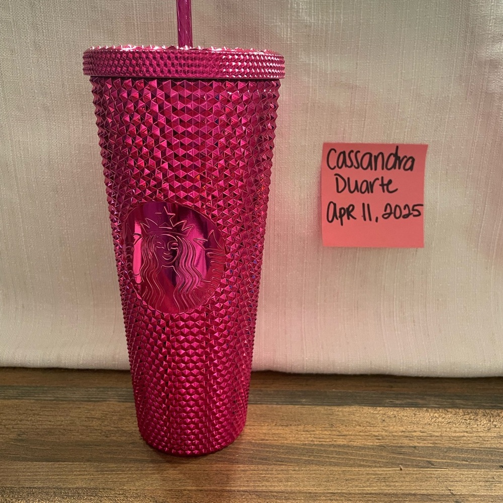 Starbucks Pink Studded Tumbler